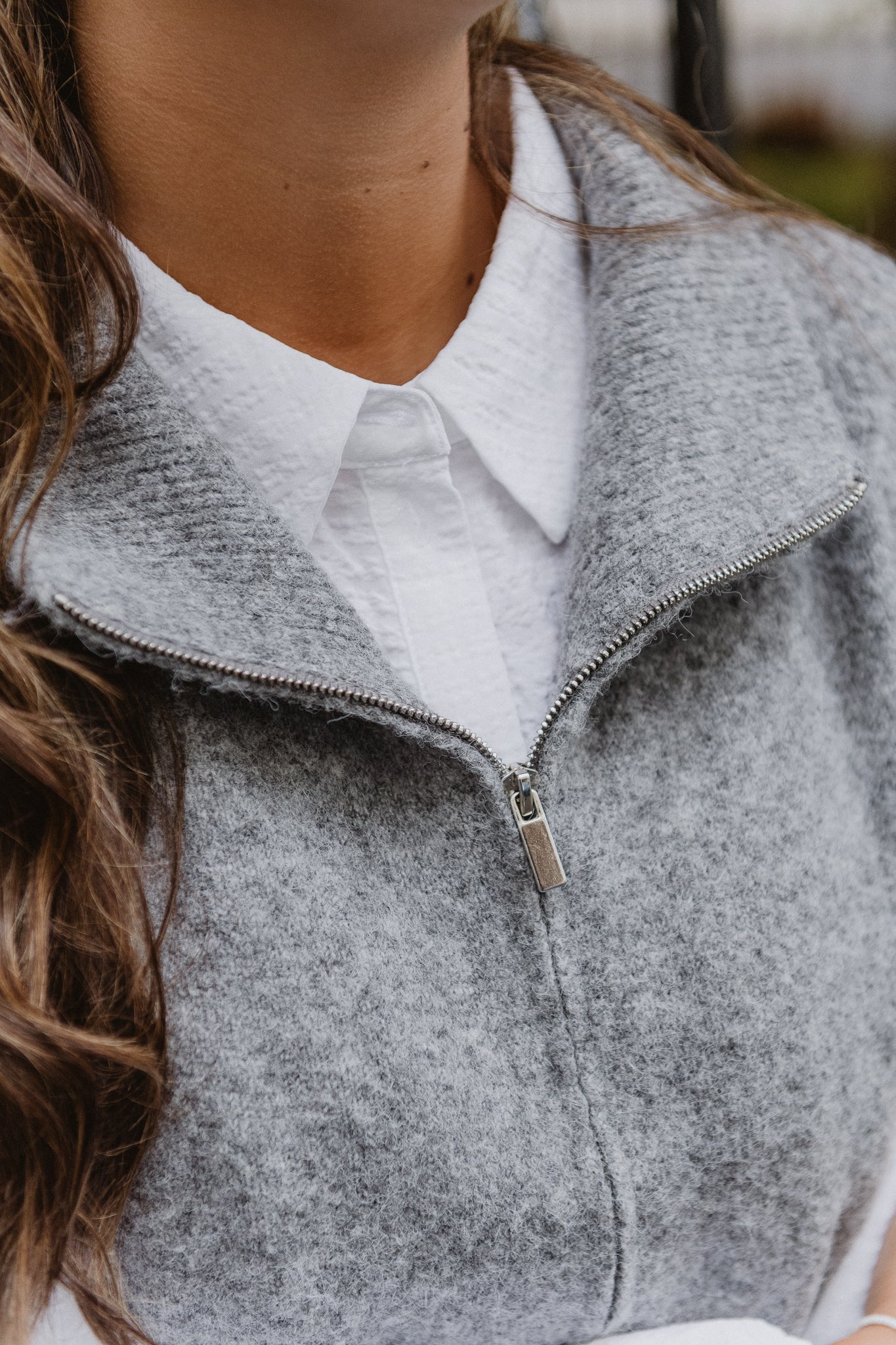 VMBANG Pullover - Medium Grey Melange